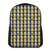Beer Emoji Pattern Print Casual Backpack