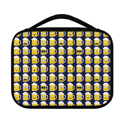 Beer Emoji Pattern Print Classic Bible Case