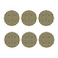 Beer Emoji Pattern Print Coaster Set