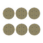 Beer Emoji Pattern Print Coaster Set