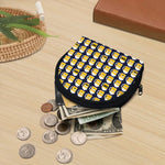 Beer Emoji Pattern Print Coin Purse