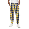 Beer Emoji Pattern Print Cotton Sweatpants