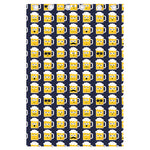 Beer Emoji Pattern Print Curtain