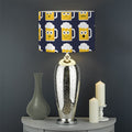 Beer Emoji Pattern Print Drum Lamp Shade