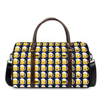 Beer Emoji Pattern Print Duffle Bag