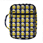 Beer Emoji Pattern Print Front Pocket Bible Bag