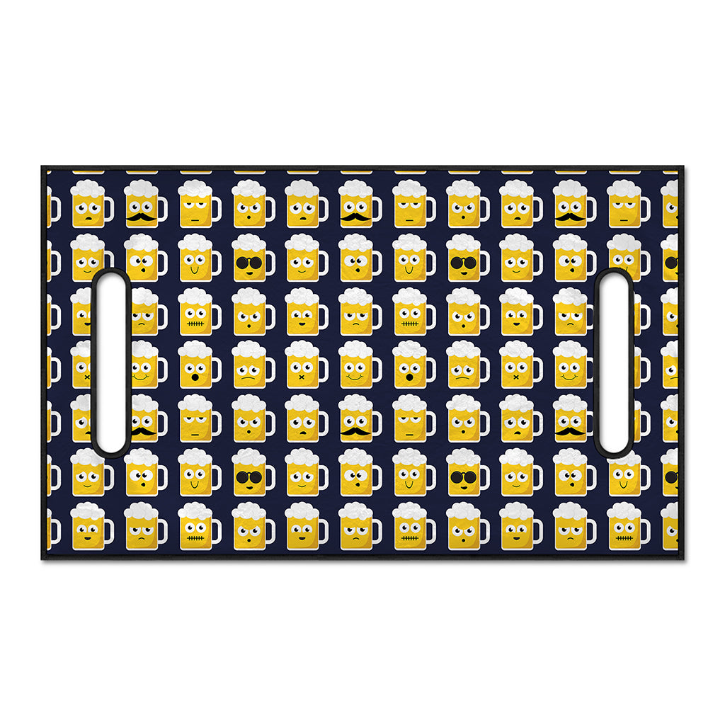 Beer Emoji Pattern Print Golf Cart Seat Cover