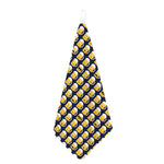 Beer Emoji Pattern Print Hand Towel