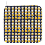 Beer Emoji Pattern Print Hand Towel