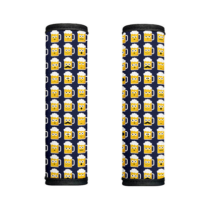 Beer Emoji Pattern Print Handle Covers