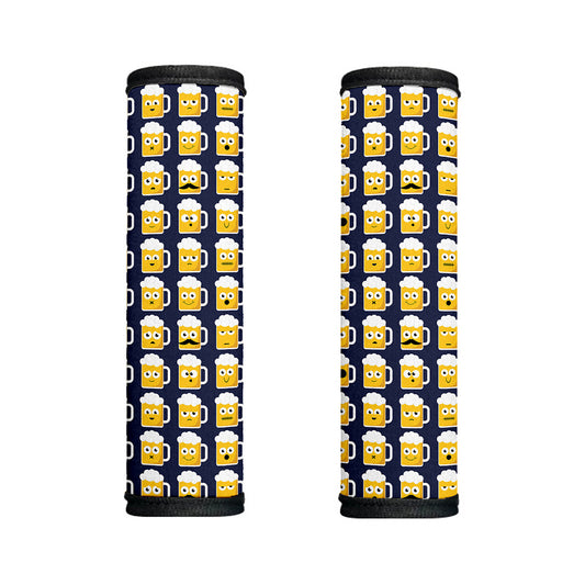 Beer Emoji Pattern Print Handle Covers