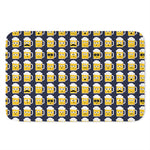 Beer Emoji Pattern Print Indoor Door Mat