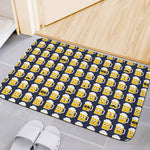 Beer Emoji Pattern Print Indoor Door Mat