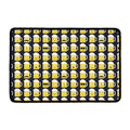 Beer Emoji Pattern Print Kitchen Mat