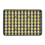 Beer Emoji Pattern Print Kitchen Mat