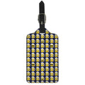 Beer Emoji Pattern Print Luggage Tag