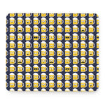 Beer Emoji Pattern Print Mouse Pad