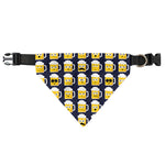 Beer Emoji Pattern Print Over The Collar Dog Bandana