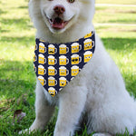 Beer Emoji Pattern Print Over The Collar Dog Bandana