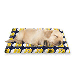 Beer Emoji Pattern Print Pet Cooling Mat Cover