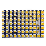 Beer Emoji Pattern Print Placemat