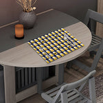 Beer Emoji Pattern Print Placemat