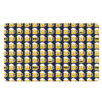 Beer Emoji Pattern Print Polyester Doormat