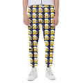 Beer Emoji Pattern Print Joggers
