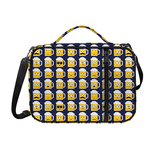 Beer Emoji Pattern Print Shoulder Strap Bible Bag