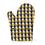 Beer Emoji Pattern Print Single Oven Mitt