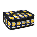 Beer Emoji Pattern Print Small Lunch Bag