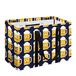 Beer Emoji Pattern Print Utility Tote Bag