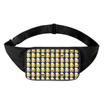 Beer Emoji Pattern Print Waist Bag