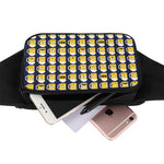 Beer Emoji Pattern Print Waist Bag