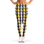 Beer Emoji Pattern Print Women's Leggings