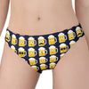 Beer Emoji Pattern Print Women's Panties