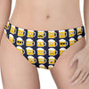 Beer Emoji Pattern Print Women's Thong