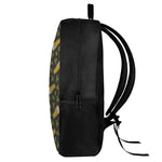 Beer Hop Cone And Leaf Pattern Print 17 Inch Backpack