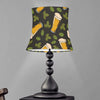 Beer Hop Cone And Leaf Pattern Print Bell Lamp Shade