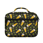 Beer Hop Cone And Leaf Pattern Print Briefcase Bible Bag