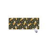 Beer Hop Cone And Leaf Pattern Print Extended Mouse Pad