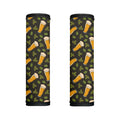 Beer Hop Cone And Leaf Pattern Print Handle Covers