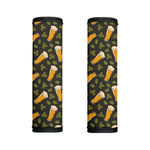 Beer Hop Cone And Leaf Pattern Print Handle Covers