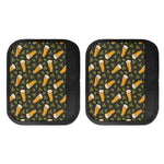 Beer Hop Cone And Leaf Pattern Print Handle Covers