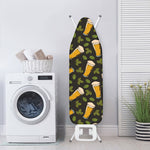 Beer Hop Cone And Leaf Pattern Print Ironing Board Cover