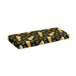 Beer Hop Cone And Leaf Pattern Print Piano Keyboard Cover