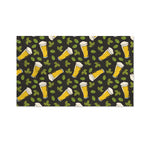 Beer Hop Cone And Leaf Pattern Print Polyester Flag
