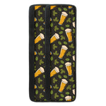 Beer Hop Cone And Leaf Pattern Print Refrigerator Handle Covers