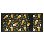 Beer Hop Cone And Leaf Pattern Print Trifold Wallet