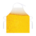 Beer With Foam Print Adjustable Apron
